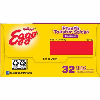 Eggo Frozen French Toast Sticks, Frozen Breakfast, All Day Kids Snacks, Cinnamon