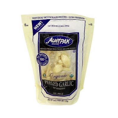 AuerPak Brand Organic Fresh Peeled Garlic