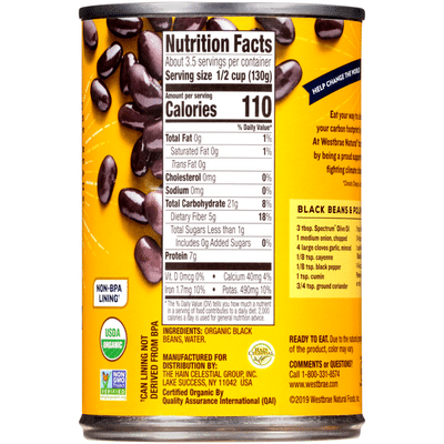 Westbrae Natural Organic Black Beans