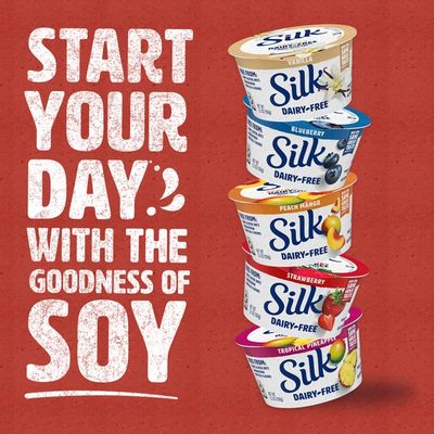 Silk Blueberry Soy Milk Yogurt Alternative