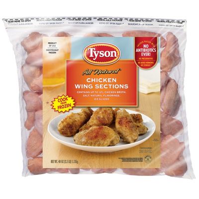 Tyson Frozen Chicken Wing Portions