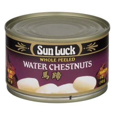 Sun Luck Water Chestnuts, Whole Peeled