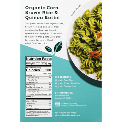 Ancient Harvest Organic Pasta