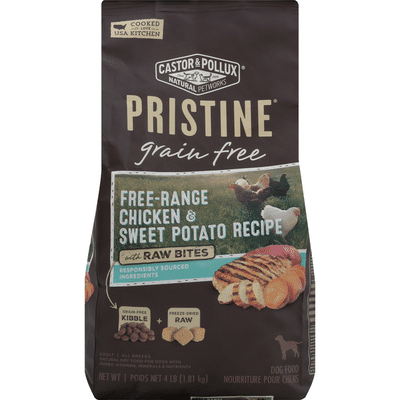 Pristine Dog Food, Free-Range Chicken & Sweet Potato Recipe