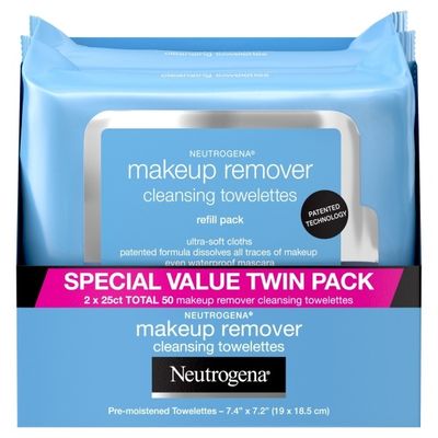 Neutrogena® Makeup Remover Cleansing Towelettes, 25 Count