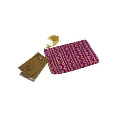 Matr Boomie Metalic Block Print Coin Purse