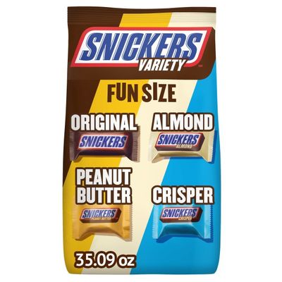 Snickers Chocolate Candy Bars Fun Size Variety Mix