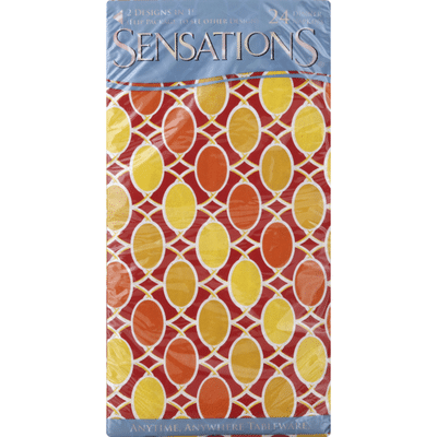 Sensations Dinner Napkins, Fancy Lattice, 2-Ply