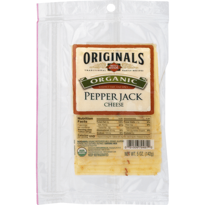 Dietz & Watson Originals Pepper Jack Cheese, Pre-Sliced