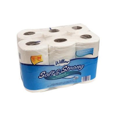 Willow Double Roll Bath Tissue 242 Sheets