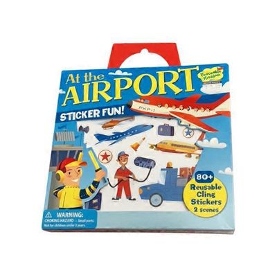 Peaceable Kingdom At The Airport Reusable Sticker Activity Set