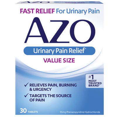 Azo Urinary Pain Relief Value Size