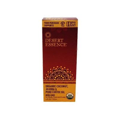 Desert Essence Organic Coconut, Jojoba & Pure Coffee Oil