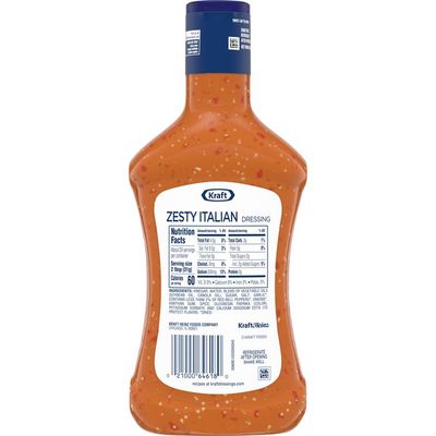 Kraft Zesty Italian Salad Dressing Family Size