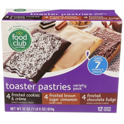 Food Club Vp Chocolate Toaster Pastries
