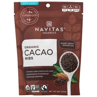 Navitas Organics Cacao Nibs, Organic