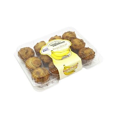 Uncle Wally's Rich & Moist Mini Muffins, Banana Strevsel (12 ct ...