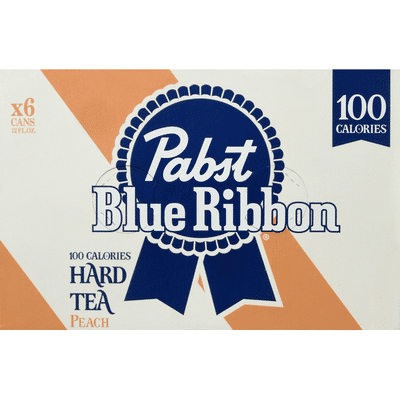 pabst blue ribbon hard tea peach 12 fl oz instacart