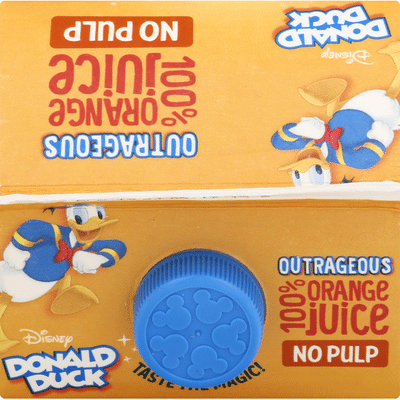 Disney 100% Juice, Orange, No Pulp, Donald Duck
