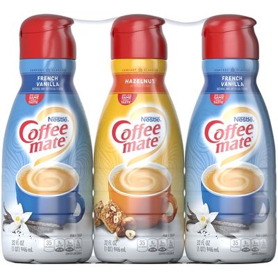 Coffee mate French Vanilla & Hazelnut Liquid Coffee Creamer Variety Pack