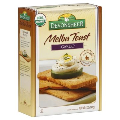 Devonsheer Melba Toast, Garlic