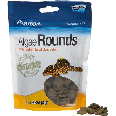 Aqueon Algae Rounds Daily Nutrition for all Algae Eaters
