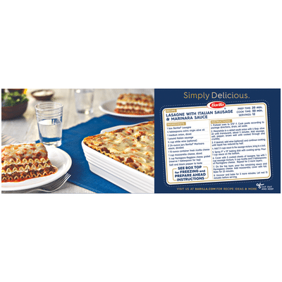 Barilla® Classic Blue Box Oven Pasta Wavy Lasagne