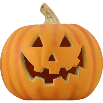 Danson Plastic Pumpkin, 9 Inch