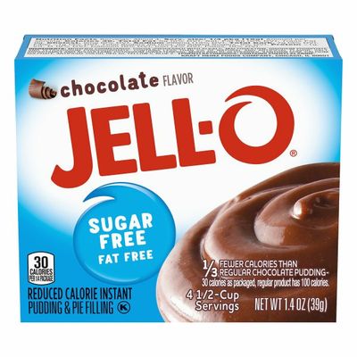 Jell-O Chocolate Sugar Free & Fat Free Instant Pudding & Pie Filling Mix