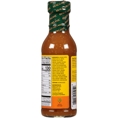 Bragg Dressing & Marinade With Apple Cider Vinegar, Organic, Ginger & Sesame