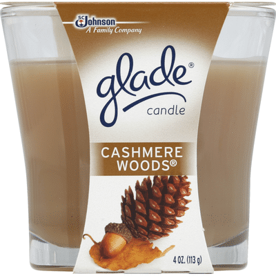 Glade Candle, Cashmere Woods
