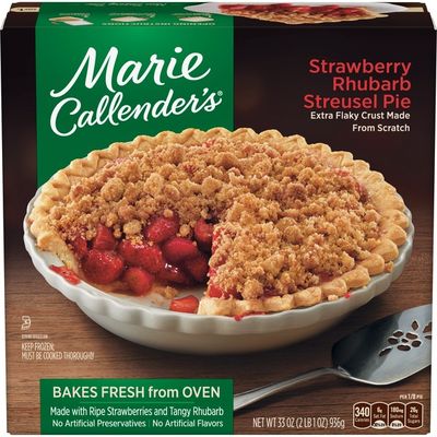 Marie Callender's Strawberry Rhubarb Streusel Pie