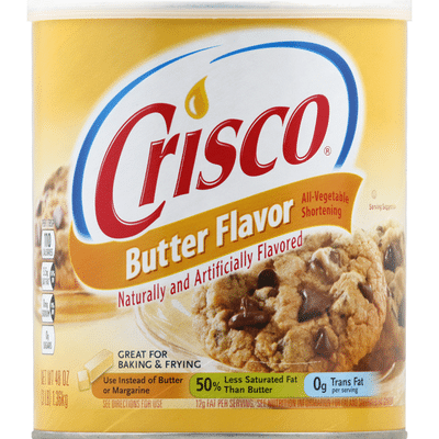 Crisco Shortening All-Vegetable Butter