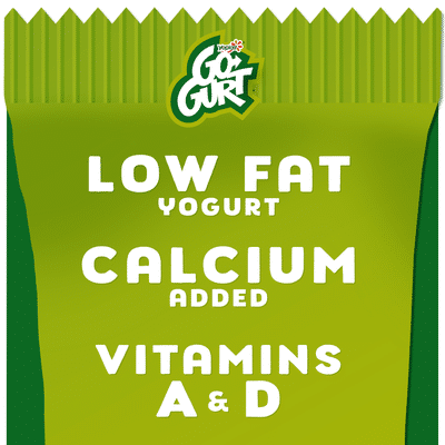 Yoplait Go-Gurt, Low Fat Yogurt, Strawberry