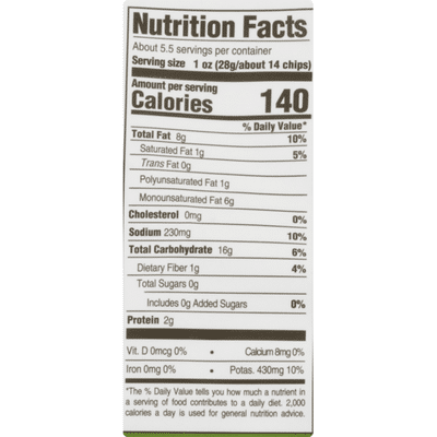 Boulder Canyon Kettle Cooked Potato Chips Avocado Oil Malt Vinegar & Sea Salt