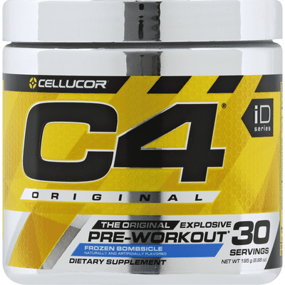 Cellucor Pre Workout Powder Frozen Bombsicle 195 G Instacart