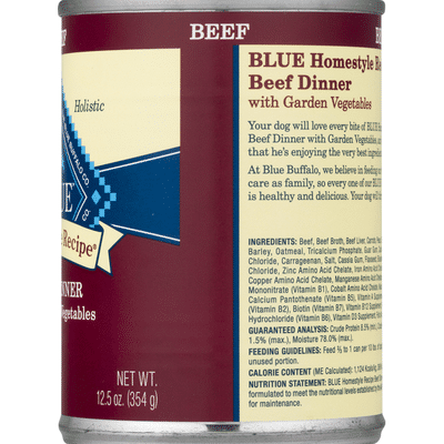 Blue Buffalo Homestyle Recipe Natural Adult Wet Dog Food, Beef