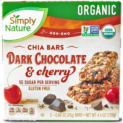 Simply Nature Organic Dark Chocolate & Cherry Chia Bar
