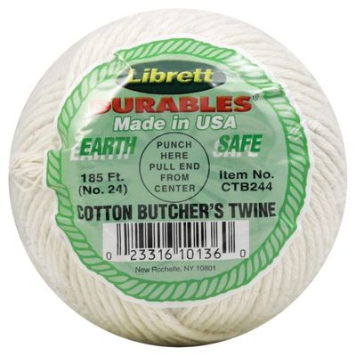 Librett Durables Twine, Cotton Butcher's, No. 24, 185 Feet