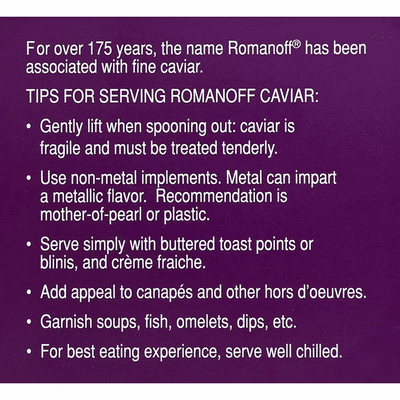Romanoff Caviar, Black Lumpfish