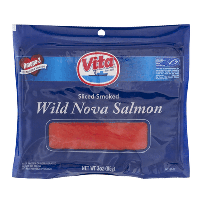 Vita Wild Nova Salmon Sliced-Smoked