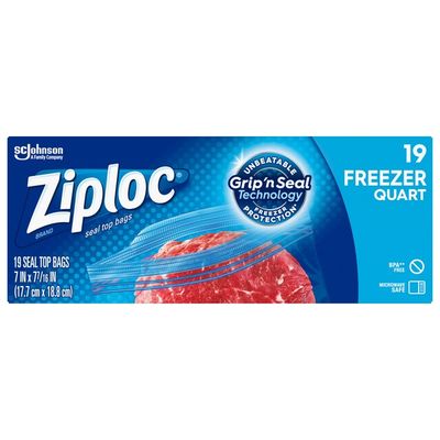 Ziploc Freezer Bags Quart