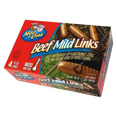 Moo & Oink Beef Links, Mild