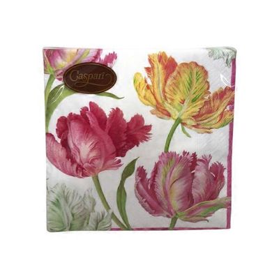Caspari Tulip Dance Paper Luncheon Napkins