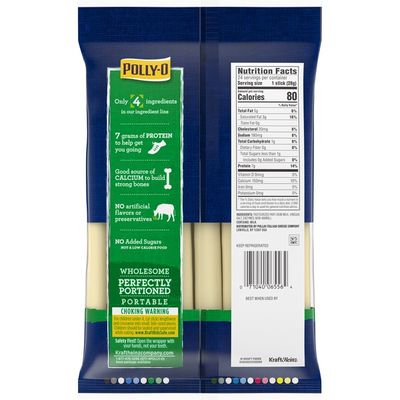 Polly-O String Cheese Mozzarella Cheese Snacks