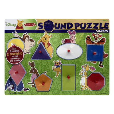 Melissa Doug Sound Puzzle Shapes 8 Ct Instacart