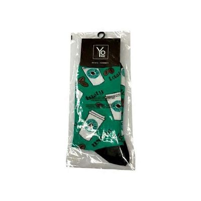 Yo Sox Coffee Men's Crew Socks