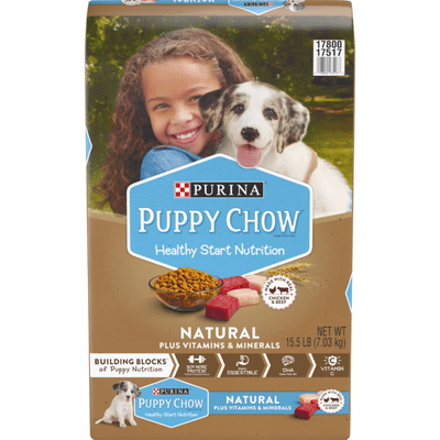 Purina Puppy Chow Natural High Protein Dry Puppy Food, With Real Chicken & Beef