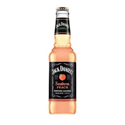 Jack Daniel's Jack Daniel's Country Cocktails Southern Peach Malt Beverage (10 fl oz) - Instacart