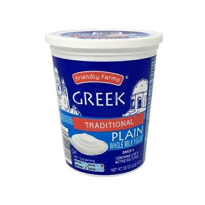 Friendly Farms Traditional Plain Greek Yogurt